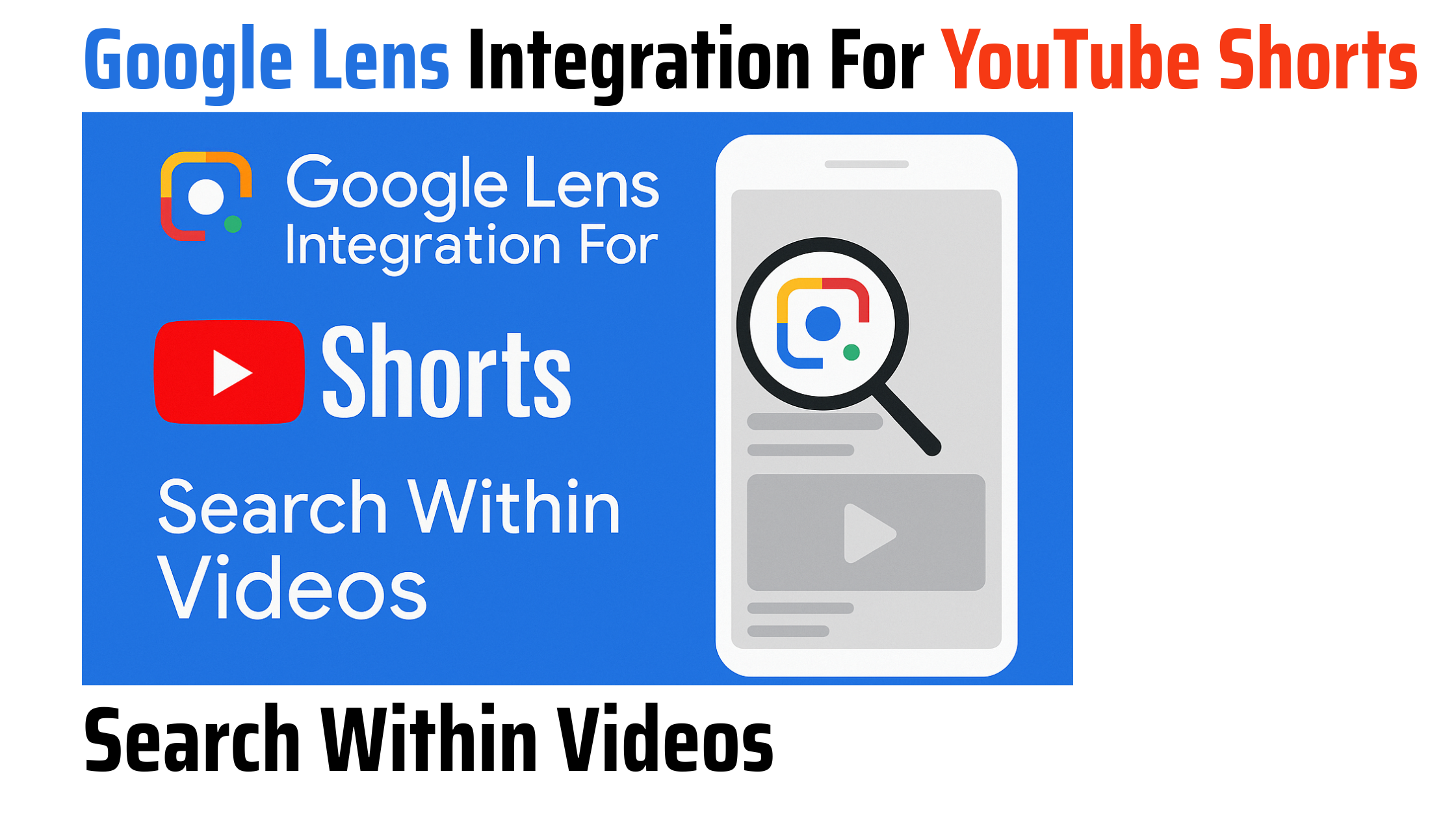 Google Lens Integration For YouTube Shorts: Search Within Videos