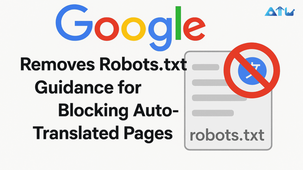 Google Updates Robots.txt Guide No More Auto-Translation Block